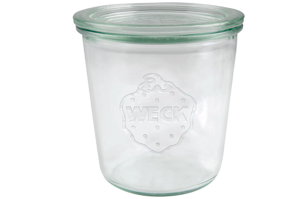 6x WECK Sturzglas 580ml, mit Glasdeckel