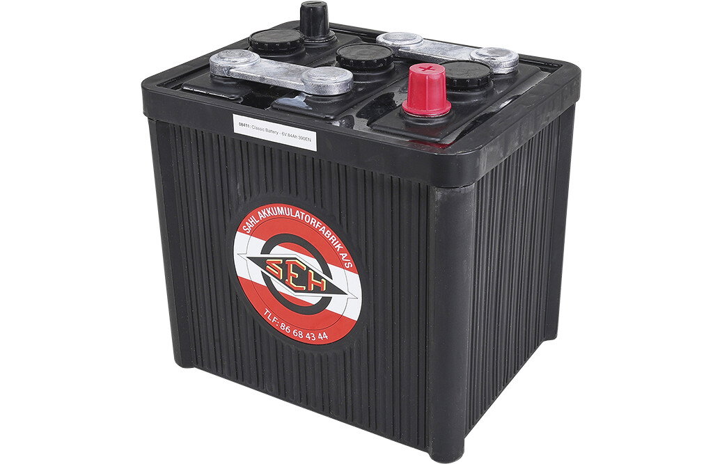 Batterie Polstellung 0 6V 84A, für Traktoren und Oldtimer