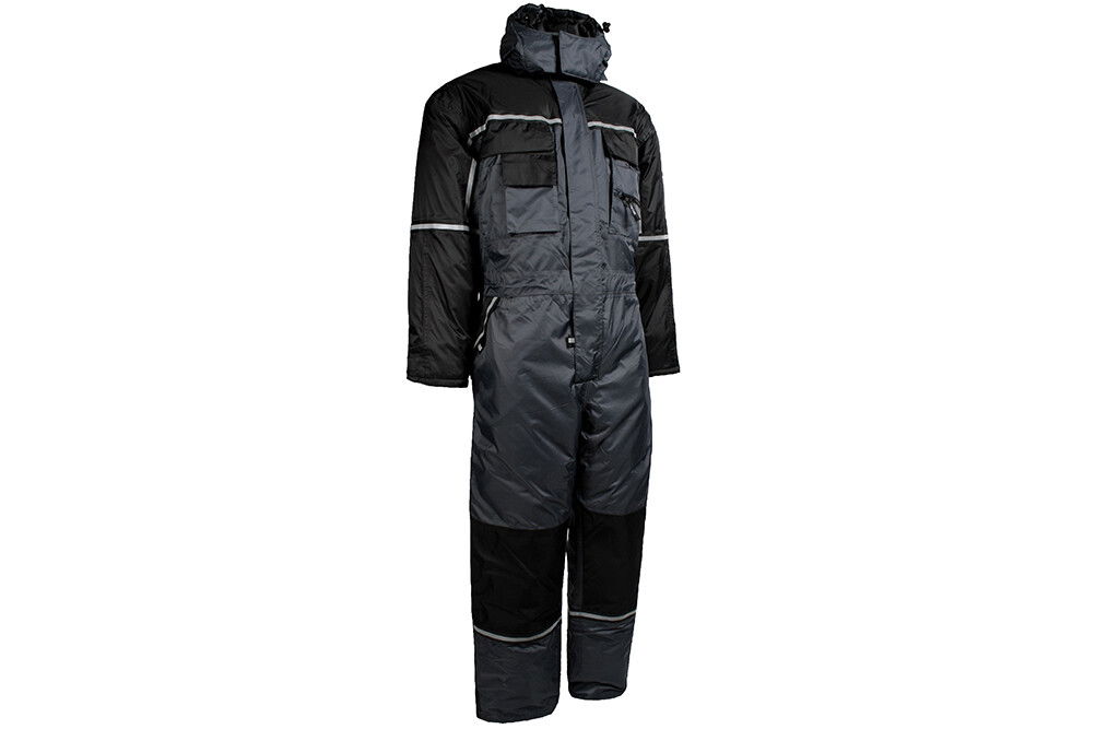 Lyngsøe Winter Thermo-Overall schwarz und grau