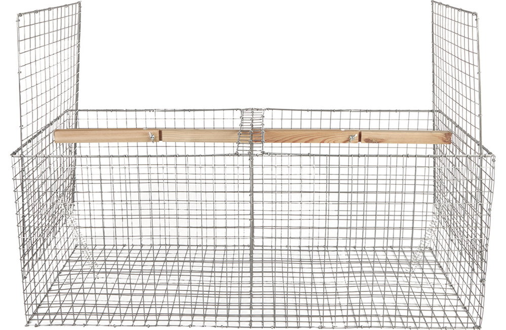 Vogel Lebendfalle aus verzinktem Draht, 97x40x40cm