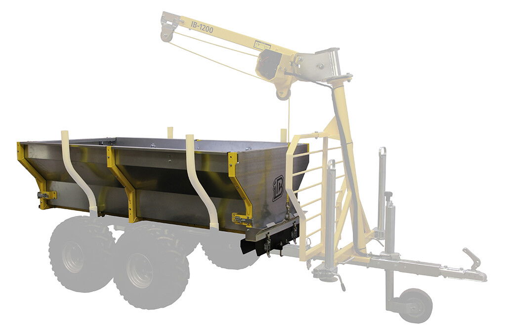 Lademulde für Rückewagen IB1200, 212,5x110x68,5cm