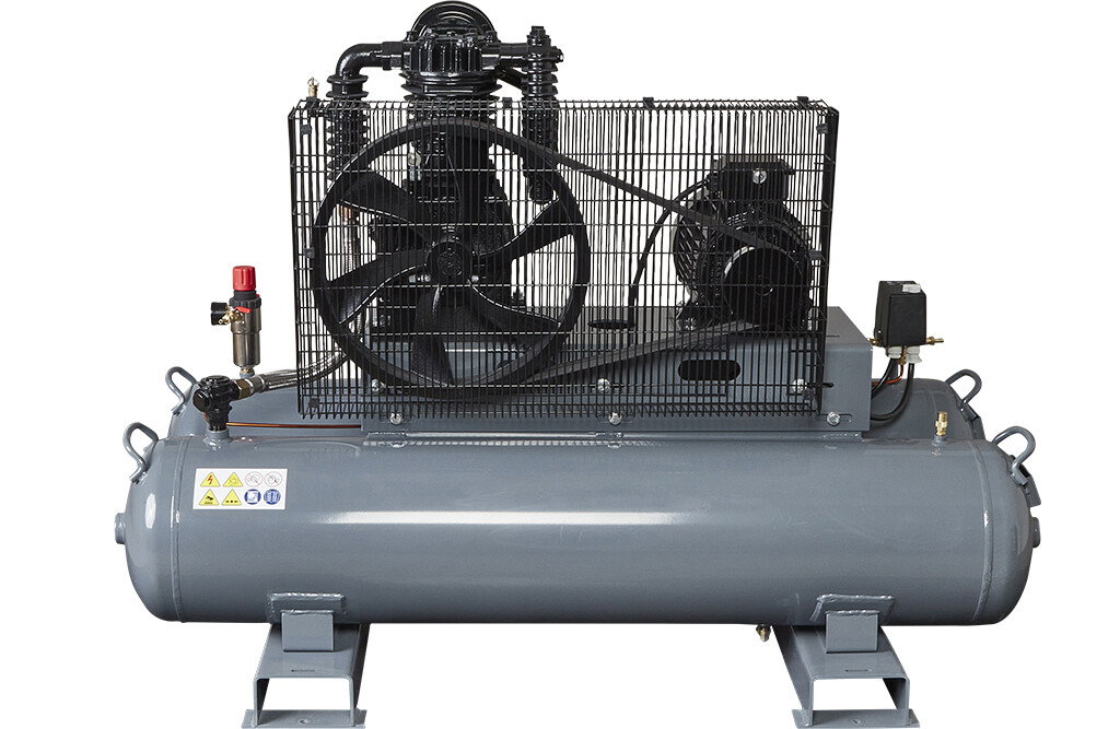 Industriekompressor 5 PS Doppeltank 10 bar 180 liter