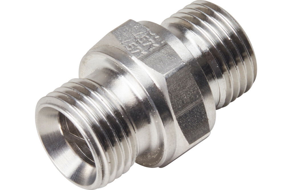 Doppelnippel, Hochdruck, rostfrei