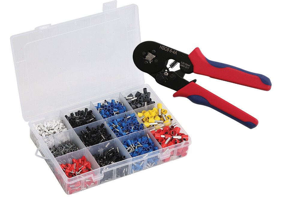 Crimpzange m/Seiteneinführung