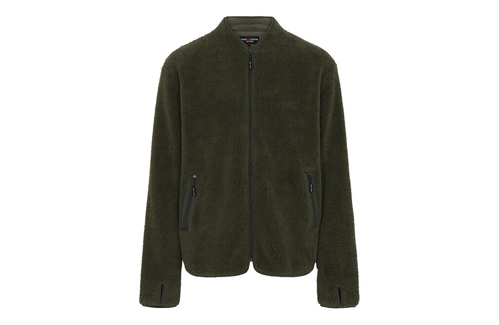 Fleecejacke, grün, 4XL