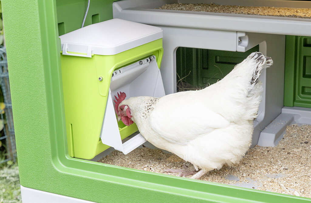 Produktbild von Generisch Futterautomat Hühner, Hühnerfutter Spender, 17,6