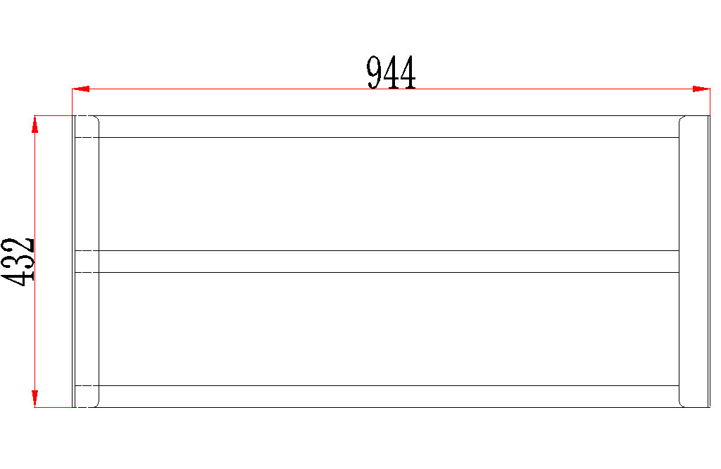 Frontpanel für Weidezelt 4x4 m, zweiteiliges Tor