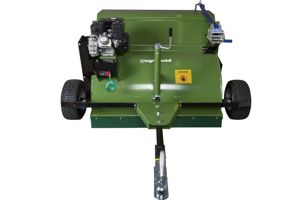 Rasenkehrmaschine & Pferdeäpfelsammler, 120 cm | Agriquad