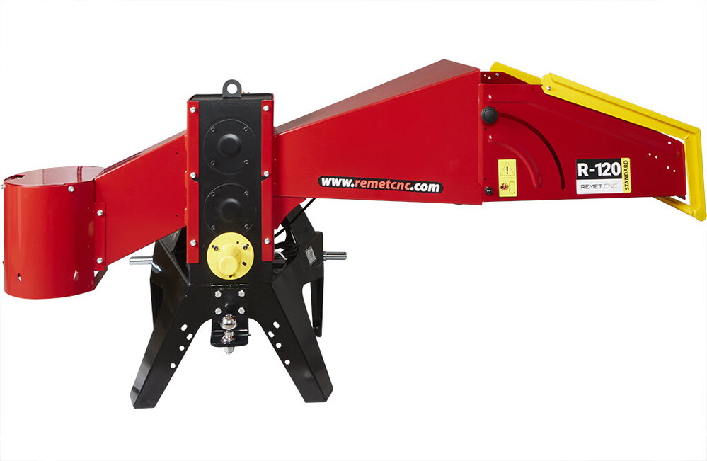 Holzhacker Modell R-120 PTO, Walzenhacker Traktor | Remet