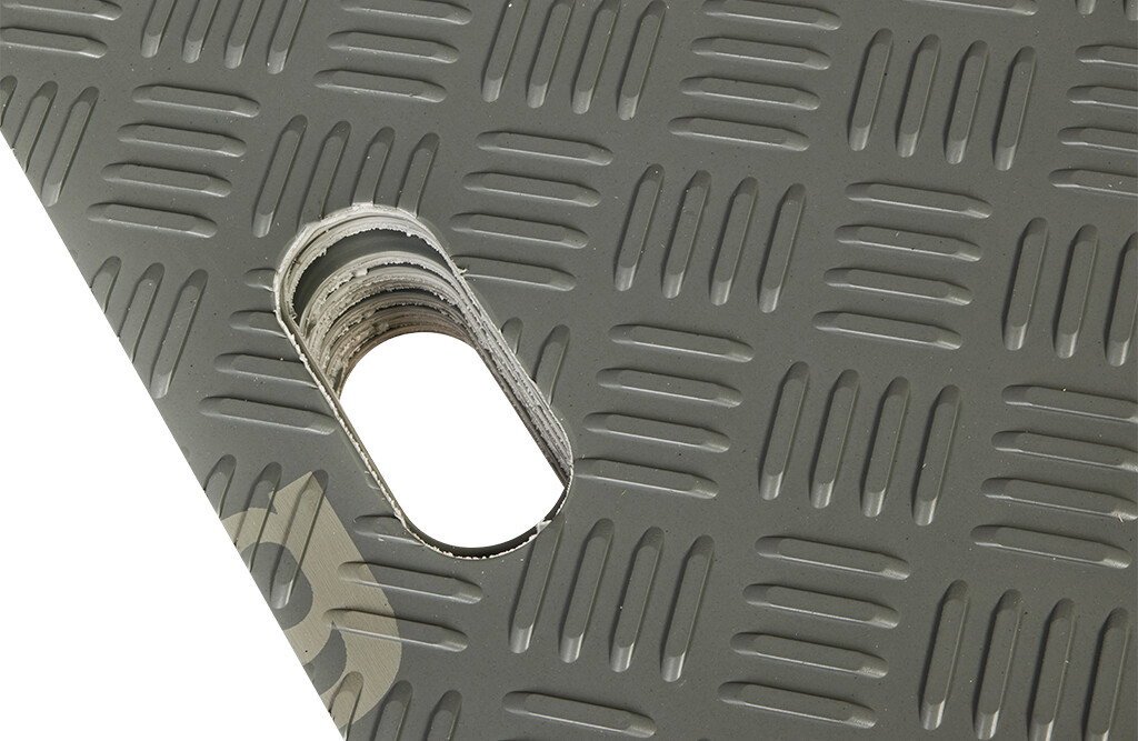 10x Überfahrplatten 8T 200x110x0,8cm, Fahrplatten Kunststoff