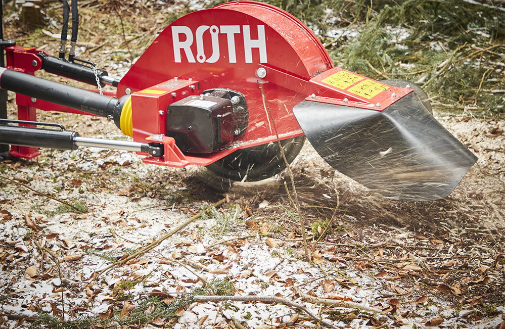 Stubbenfräse Zapfwelle, Baumstumpffräse für Traktor | ROTH