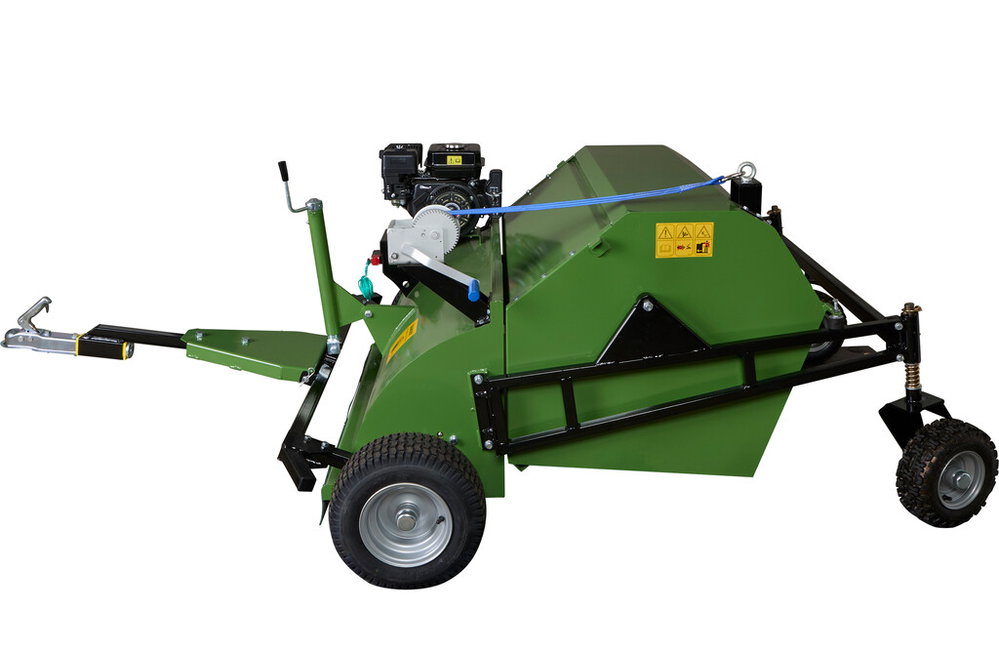 Rasenkehrmaschine & Pferdeäpfelsammler, 120 cm | Agriquad