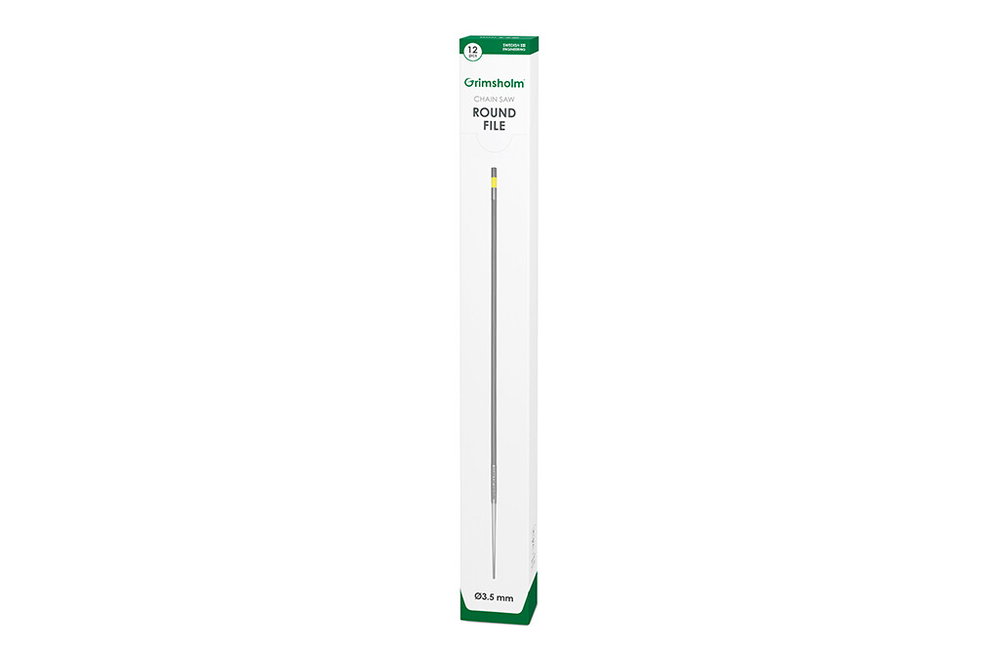Grimsholm Premium Cut Rundfeile 3,5 mm - 12 Stück