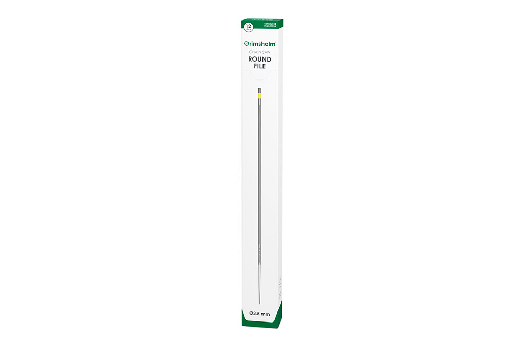 Grimsholm Premium Cut Rundfeile 3,5 mm - 12 Stück