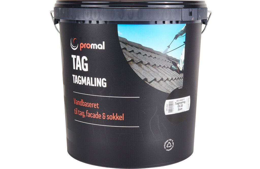 Promal Dachfarbe, 20 Liter schwarz