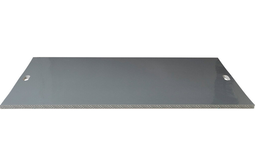 4x Überfahrplatten 6-8T belastbar, Kunststoff Fahrplatten 200x110x0,8cm