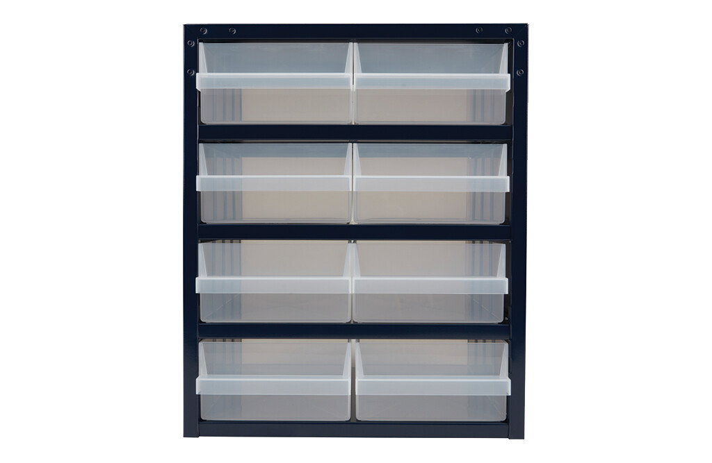 Kleines Schubladenregal mit 8 Schubladen
