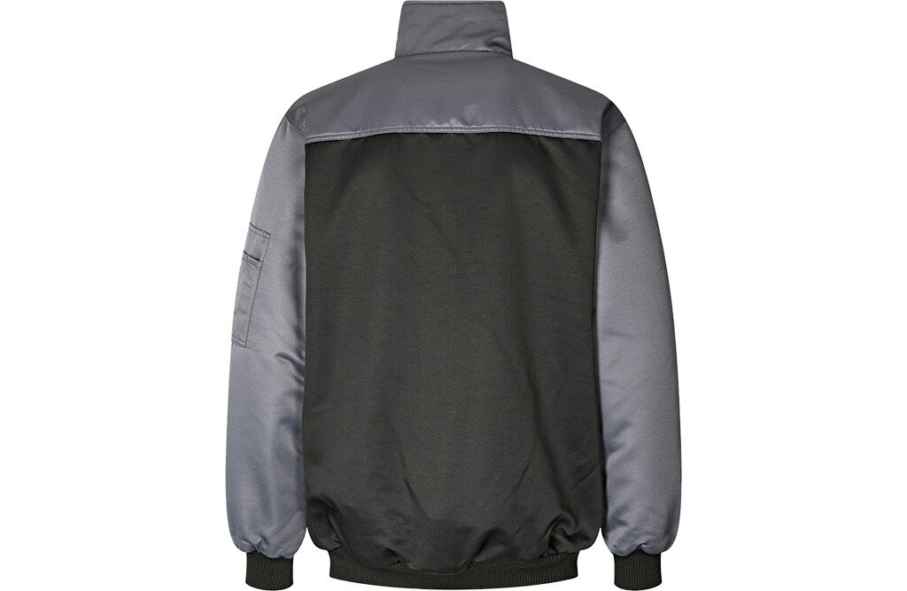 Kansas Pilotenjacke, Modell Icon, schwarz - grau, S