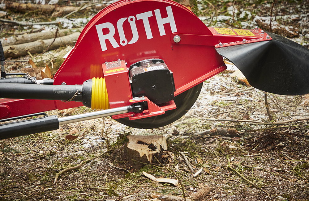 Stubbenfräse Zapfwelle, Baumstumpffräse für Traktor | ROTH