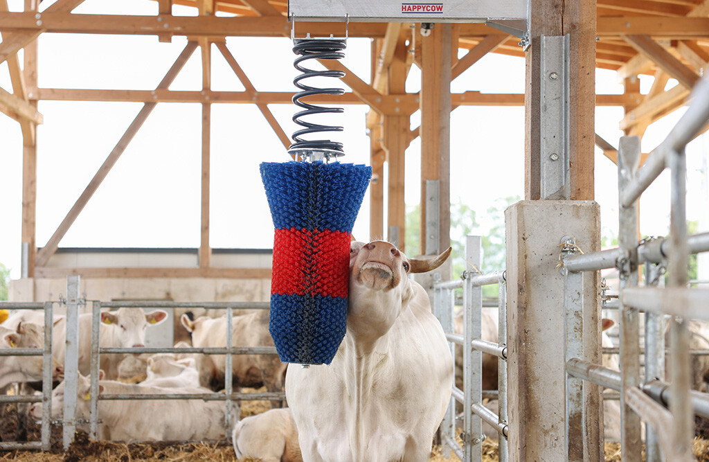 Kratzbürste HAPPYCOW FlexiSwing, Kuhbürste