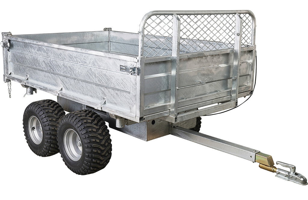 Dreiseitenkipper 1500kg, Kippanhänger für Quad, ATV & Kleintraktor | Targus