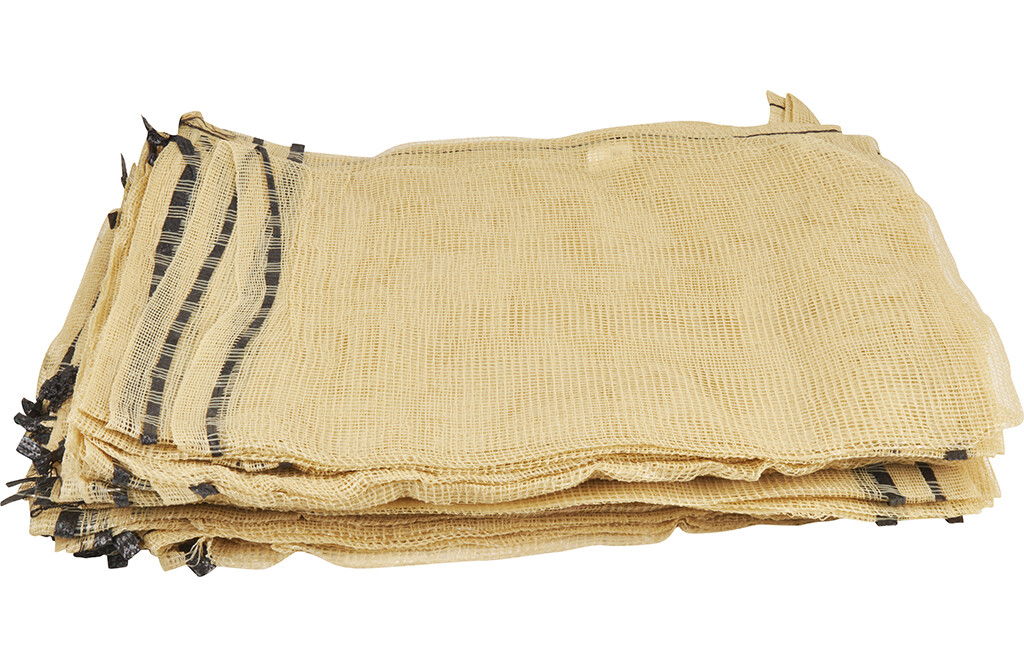 30x Netzsack für Brennholz, Raschelsäcke für Europalette 1000L