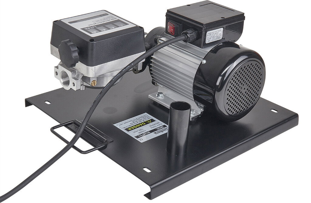 Dieselpumpe 80 l/min Wandmontage mit Zapfpistole und Schlauch