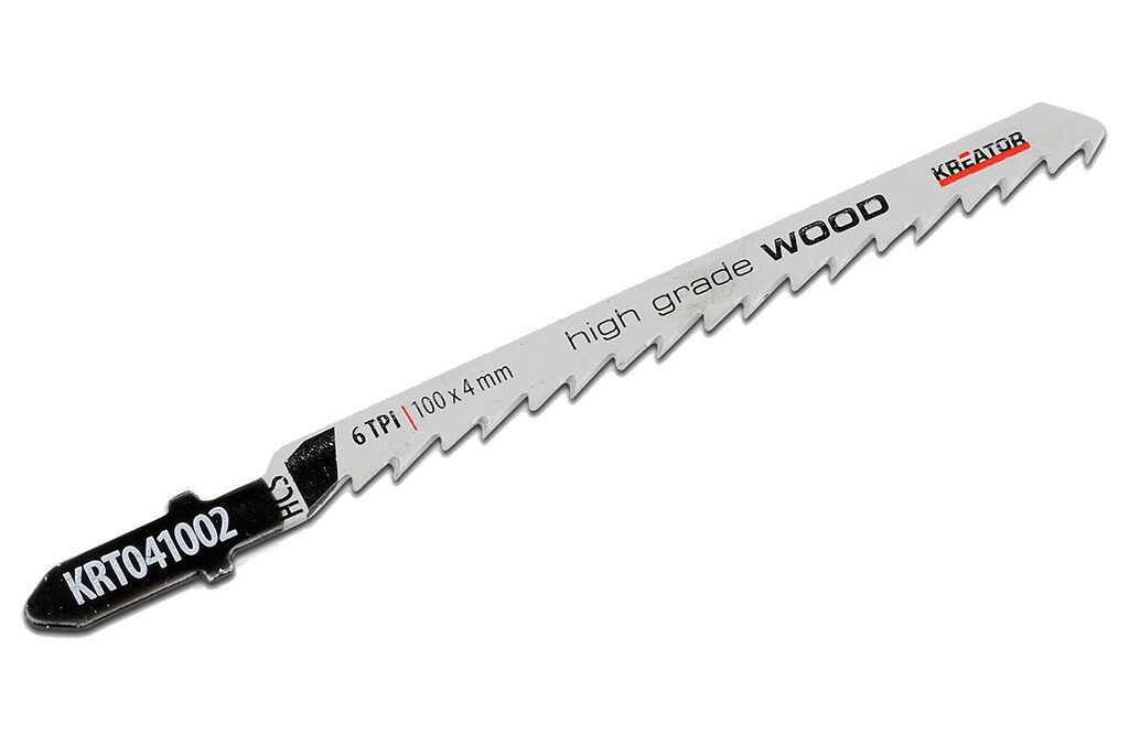 Stichsägeblätter, 100 x 4 mm - Holz