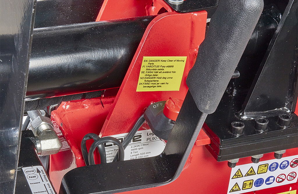 Benzin Holzspalter 8 t 196 cm³ mit Untergestell