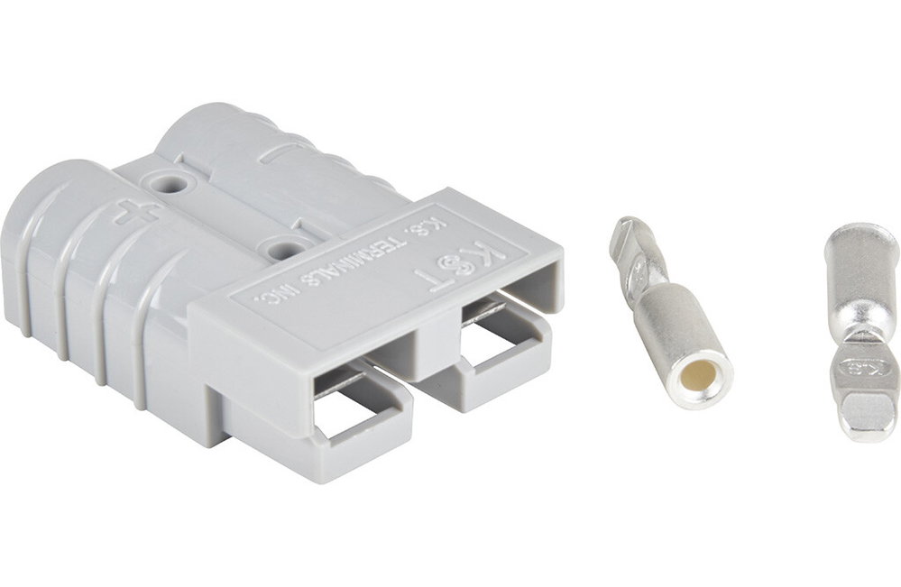 Ladestecker, grau - 6 mm