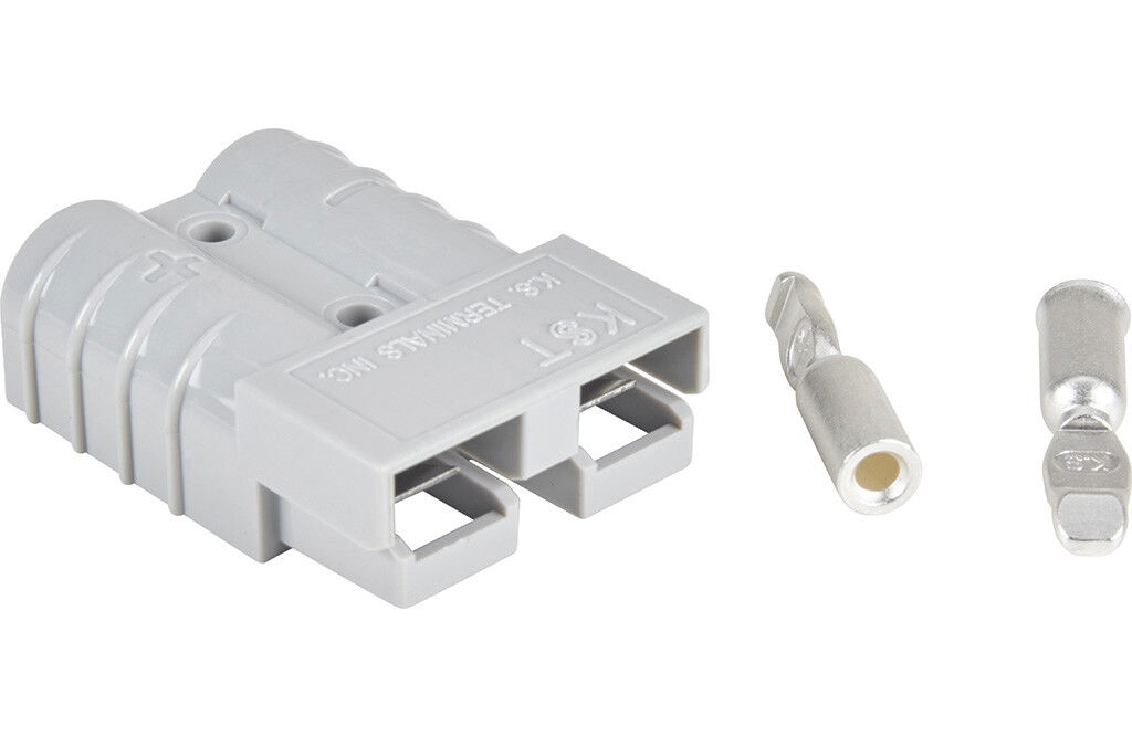 Ladestecker, grau - 6 mm