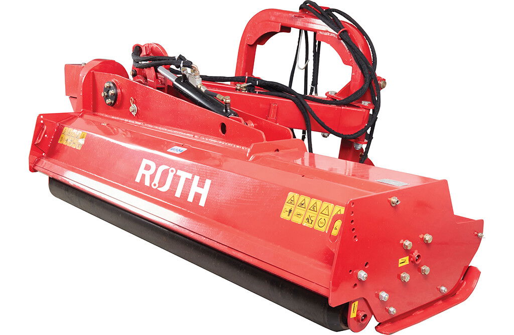 Böschungsmulcher 180 cm mit Ausleger, 16x Hammerschlegel, für Traktoren ab 55 PS