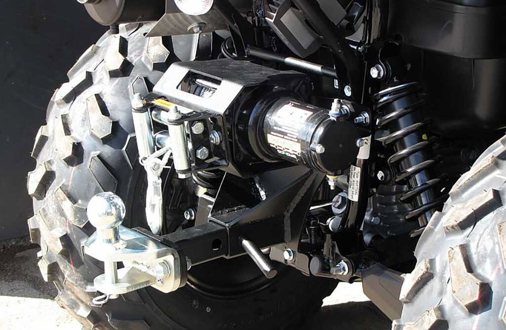 Elektrische Windenhalterung für Kawasaki 650 und 750 Brute Force ATV