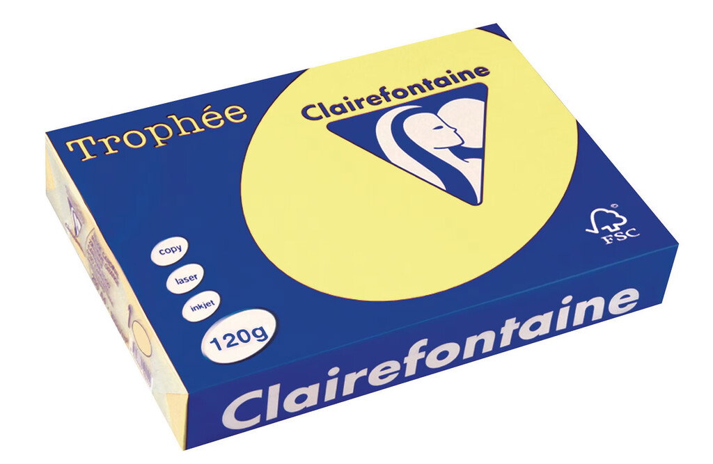 Trophée-Kopierpapier, narzissengelb