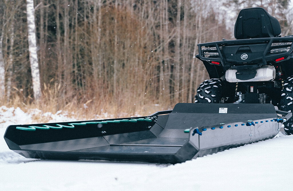 Transportschlitten für Quad & ATV, 290x120x20cm