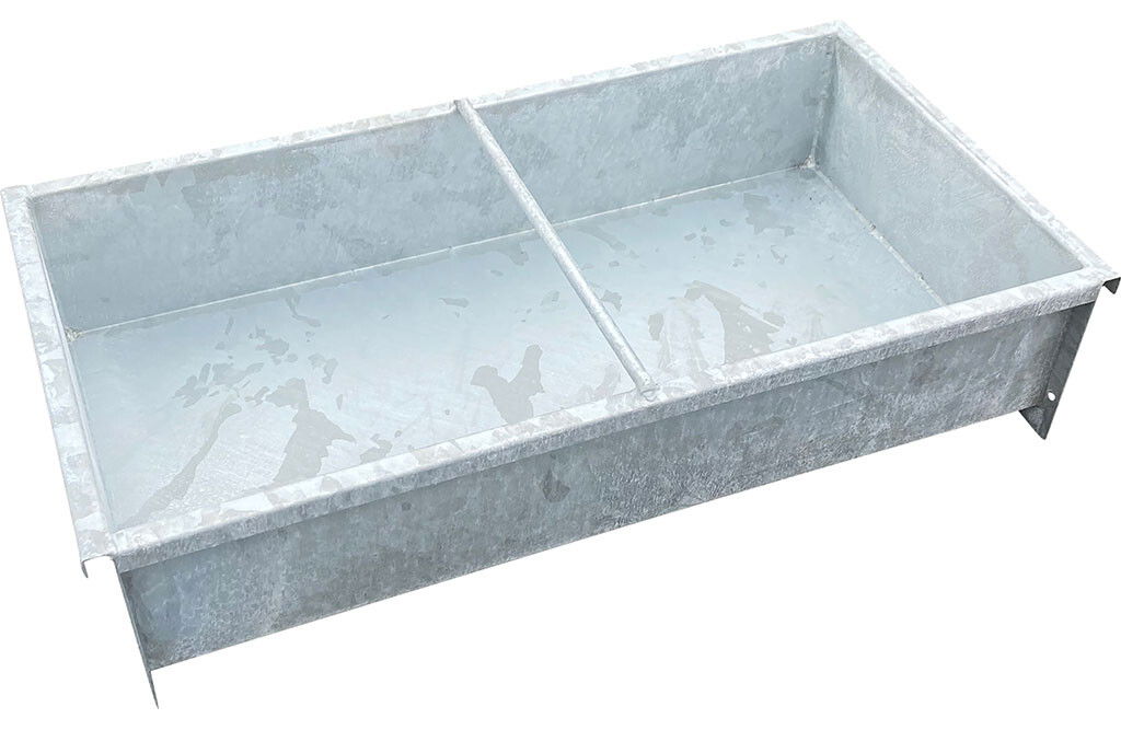 Verzinkter Futtertrog, 100 Liter