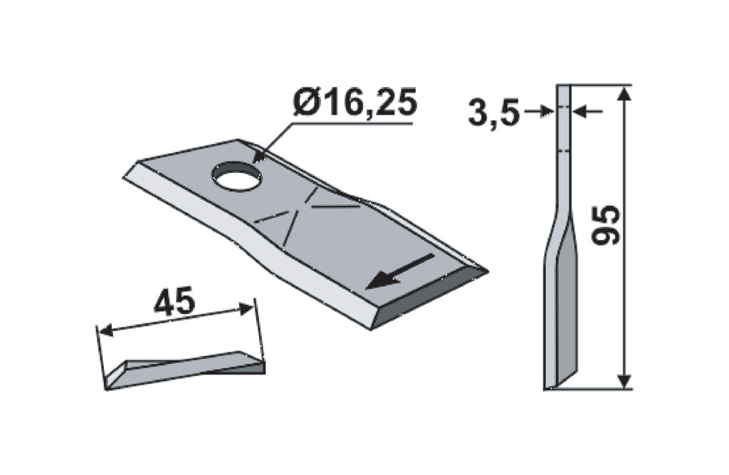 Kuhn Rotorklinge