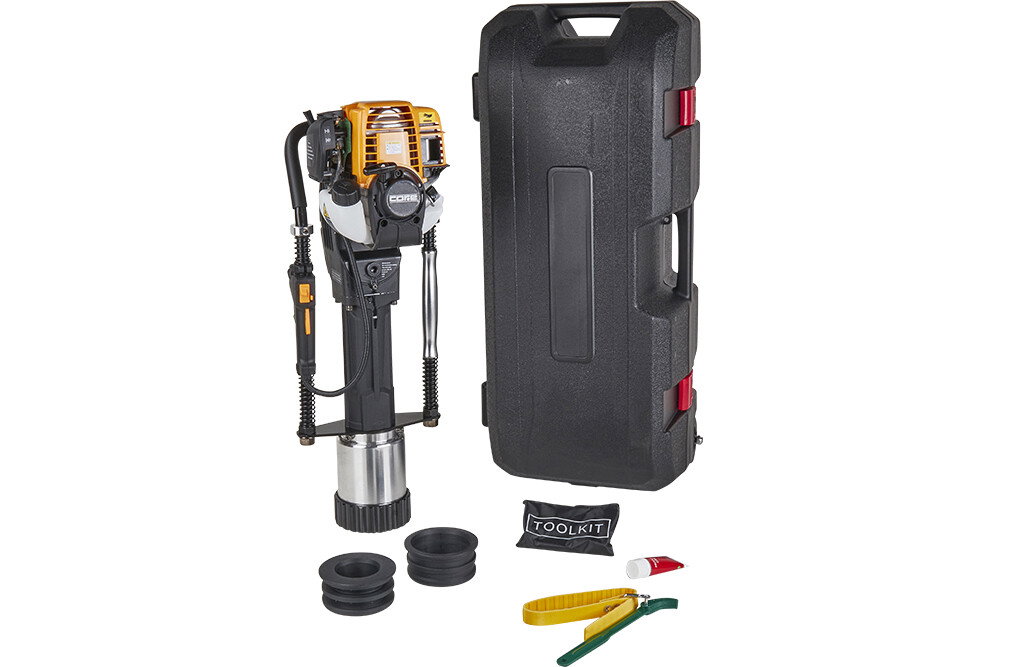 Pfahlramme mit Benzinmotor 60-120mm Pfahldurchmesser