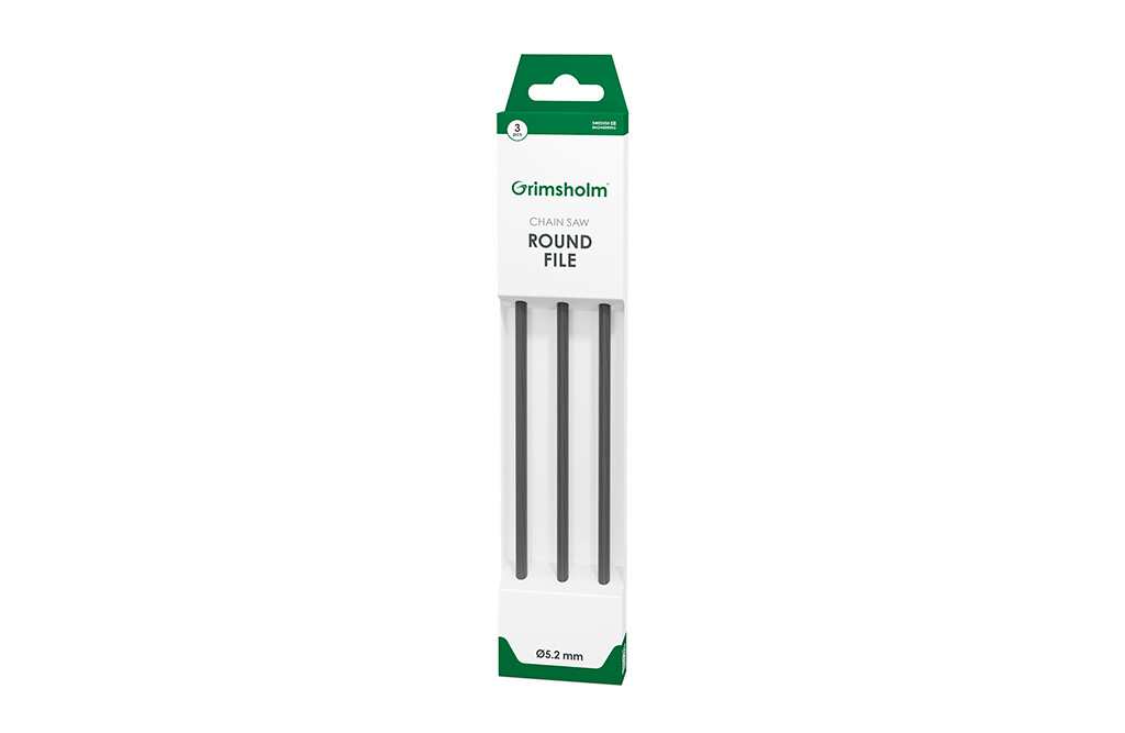 Grimsholm Premium Cut Rundfeile 5,2 mm - 3 Stück