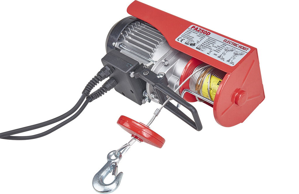 Elektrischer Seilwinde 125/250 kg Flaschenzug