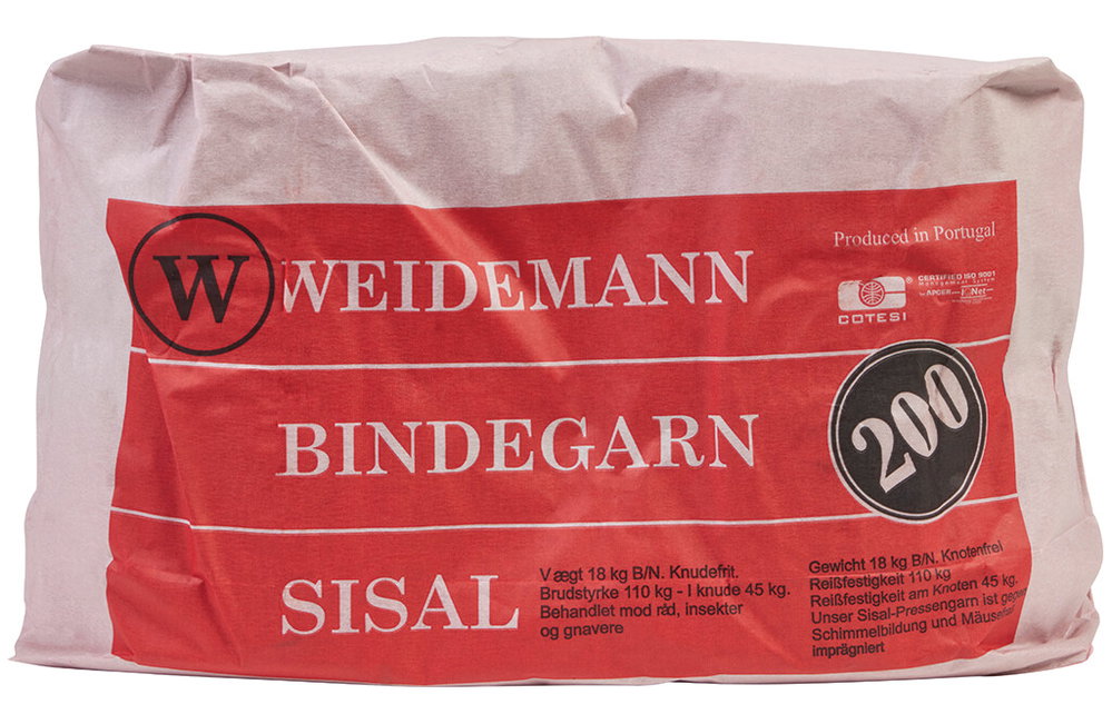 Bindegarn, Sisal 200, 2 x 9 kg