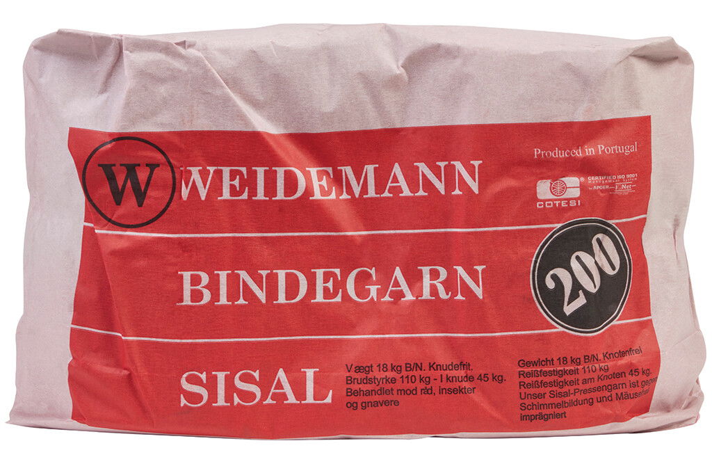 Bindegarn, Sisal 200, 2 x 9 kg