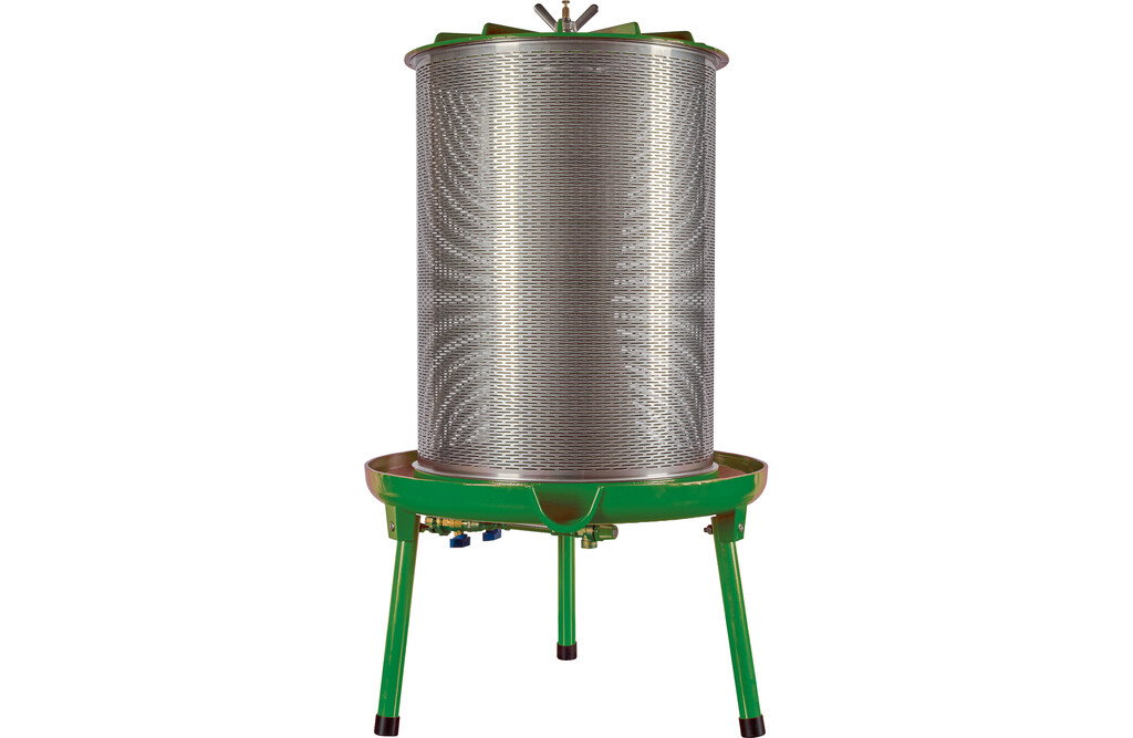 Hydropresse 90 Liter, Obstpresse mit Edelstahlkorb