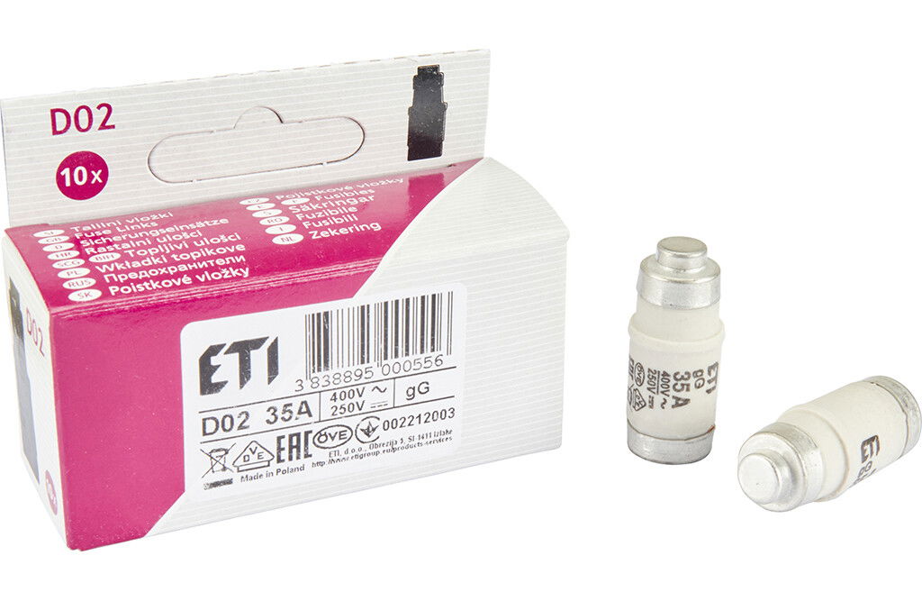 Sicherungen, 10 Stk., 35 Amp. 