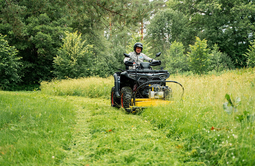 ATV-Frontmäher für Gestrüpp, 120 cm, 10,5 PS | Iron Baltic