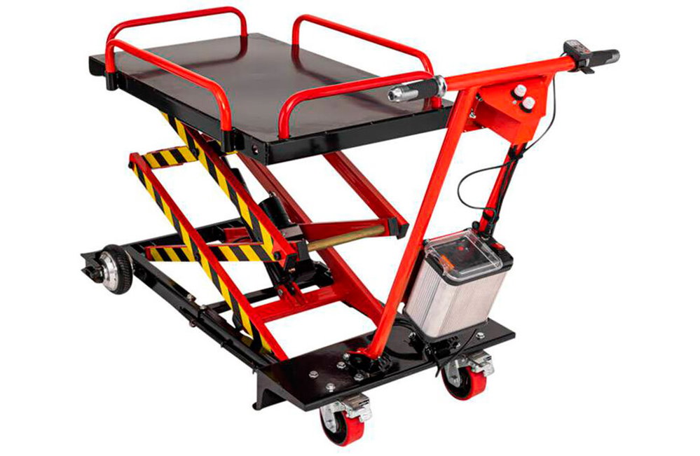 Elektrischer Hubtischwagen 300kg, 150cm Hubhöhe