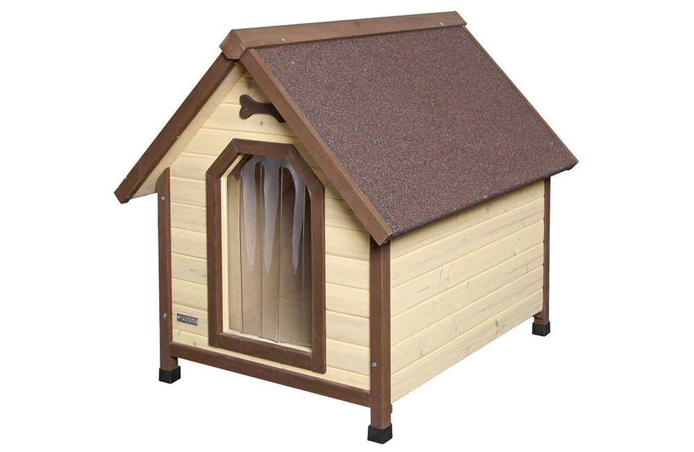 Hundehaus isoliert aus Holz