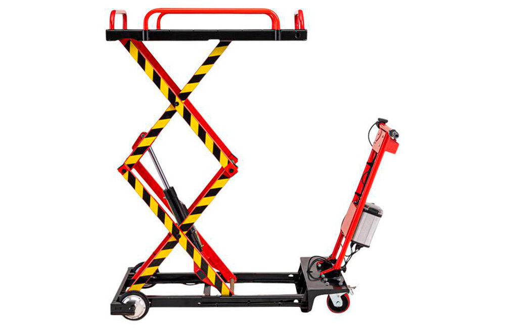 Elektrischer Hubtischwagen 300kg, 150cm Hubhöhe