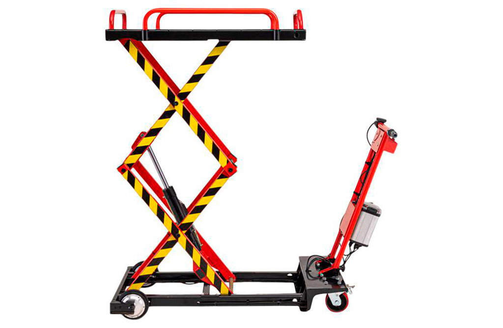 Elektrischer Hubtischwagen 300kg, 150cm Hubhöhe