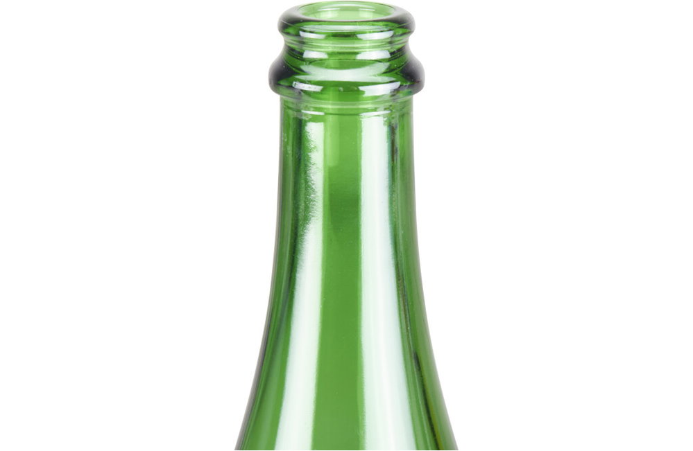 Apfelweinflasche, grün 750 ml, 12 Stück
